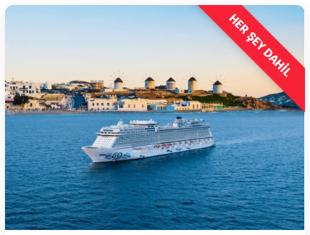 618 A/ AROYA CRUISES İSTANBUL’DAN HAREKET GİRİT , MİKONOS VE ATİNA 7 GECE 8 GÜN 18.07.2026 GİDİŞ 25.07.2026 DÖNÜŞ HER ŞEY DAHİL